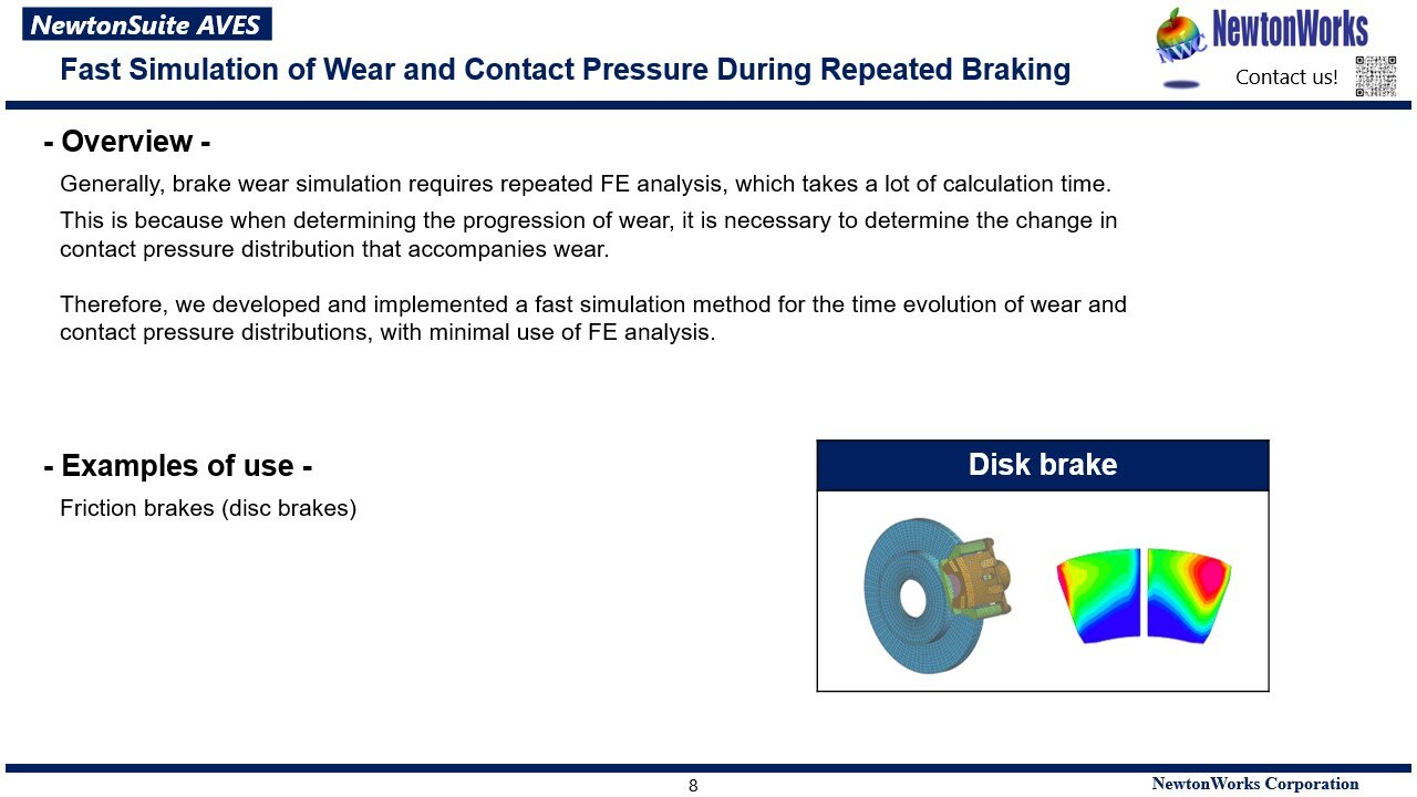 Brake wearing
