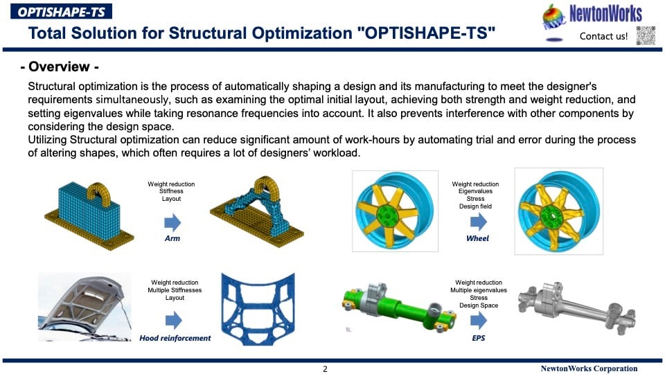 e1_Total Solution for Structural Optimization OPTISHAPE-TS